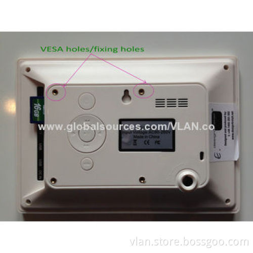 7-inch digital photo frames with video playback and human body IR sensorNew